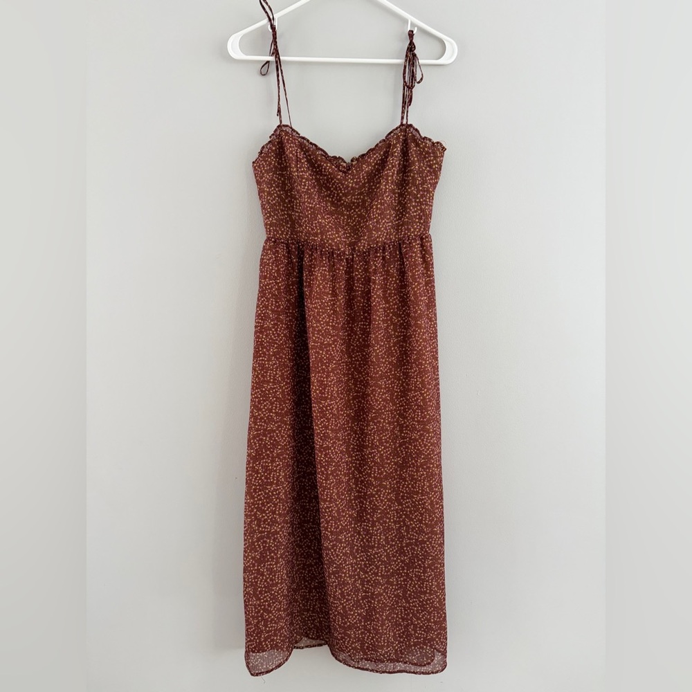 NWT‎ Park & Fifth dress florence dress in cinnamon terazzo S